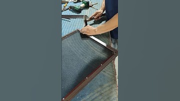 How to fix the double frame steel mesh window screen? #qiangning