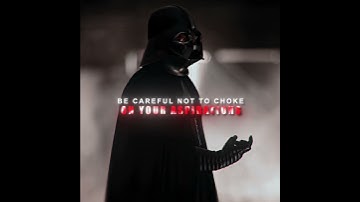 Be Careful Not To Choke On Your Aspirations Director - Darth Vader Edit (Star Wars) | DJ ALIM - DARE