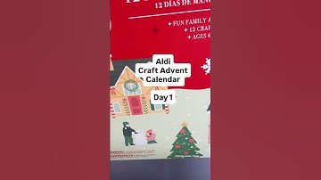 Aldi CRAFTING Advent Calendar Day 1 #budgetcrafting #adventcalendar #craftyliving