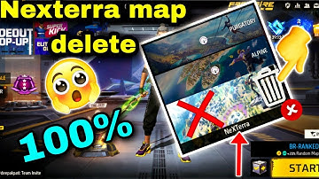 Cs Rank New Map Delete Kaise Kare//HowTo Delete Nexterra Map//Nexterra MapDelete Kaise Kare