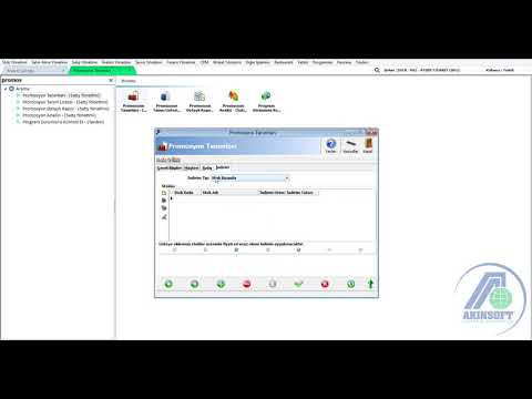 AKINSOFT WOLVOX ERP - Promosyon Modülü Kullanımı