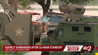 Suspect surrenders after 12-hour standoff at Winter Park condo complex