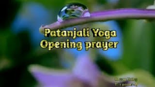 Patanjali yoga Opening prayer