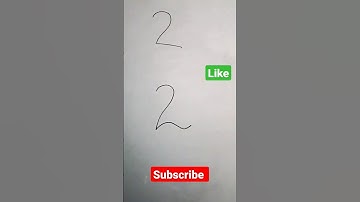 How to draw Duck 🦆 and Swan from Number 2 || #drawing