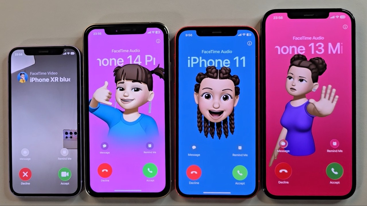 iPhone 12mini iPhone 16 pro iPhone 12 iPhone 12Pm Incoming call ...