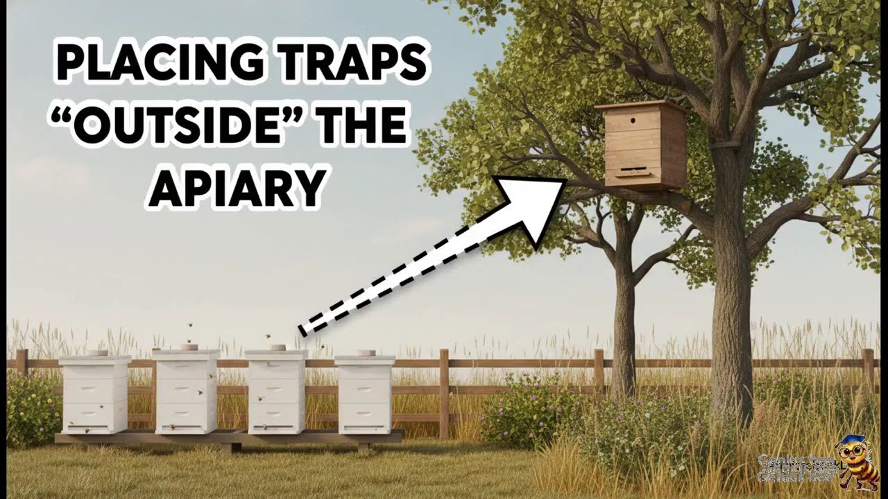 The various techniques for attracting and capturing honeybee swarms