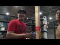 DAVID BENAVIDEZ VS VERGIL ORTIZ GETTING READY TO SPARR EsNews Boxing