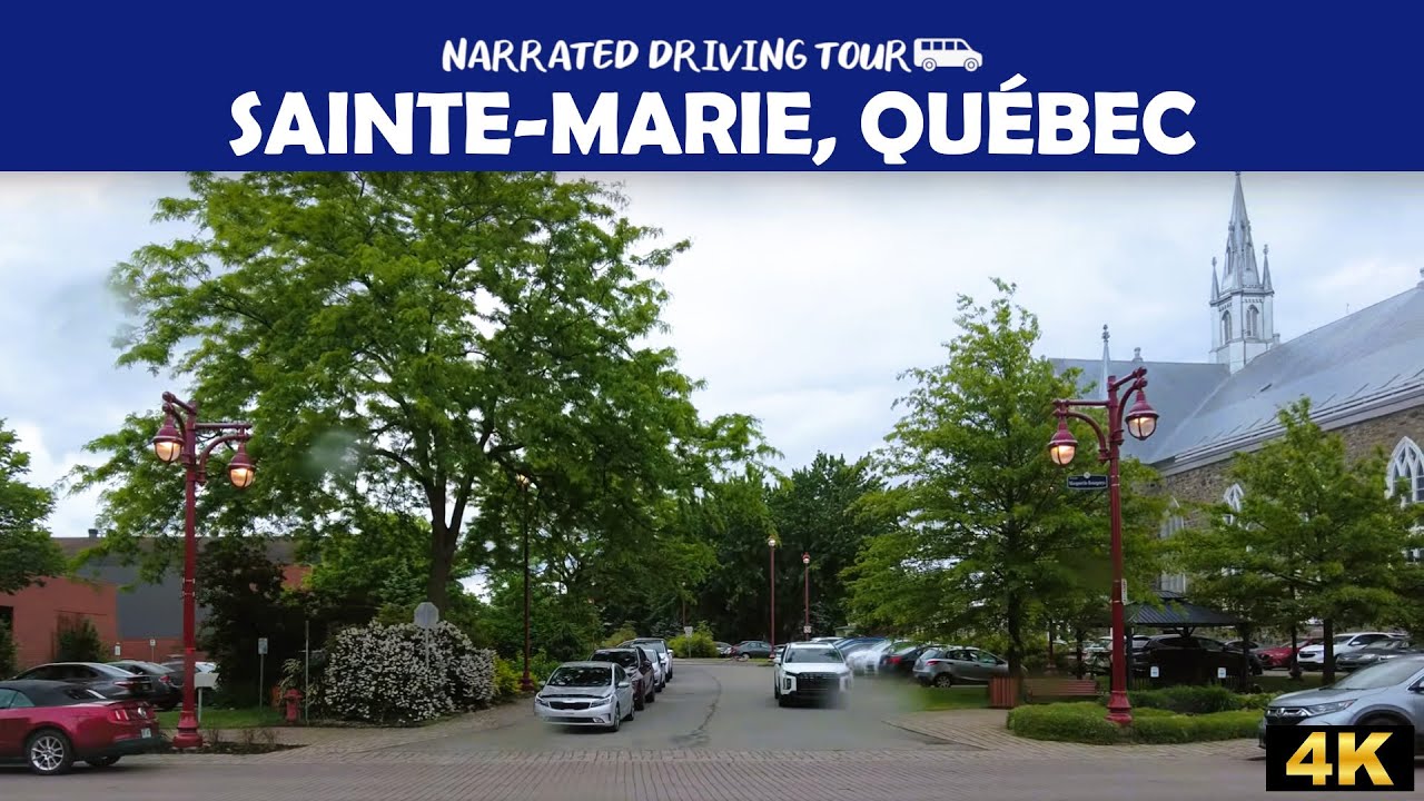 🚘Sainte-Marie, Québec 🇨🇦 | 4K Drive