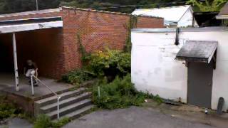double kickflip down a 5 stair