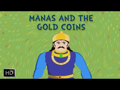 Humour Tales - Moral Stories for Kids - Manas And The Gold Coins