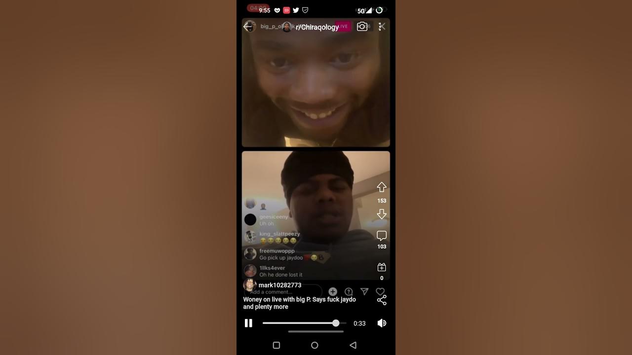 oblock member arguing on live with each other OTF Big p _ big wony ...