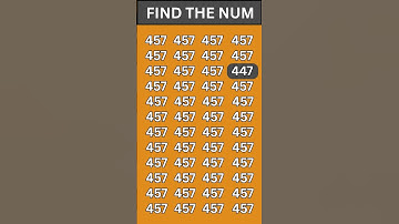 Find the hidden number🤓|check your eyes test🧠
