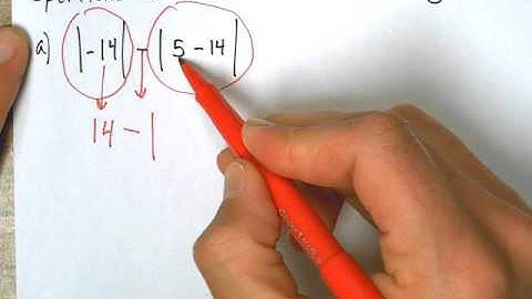 operations with absolute value problem type 2