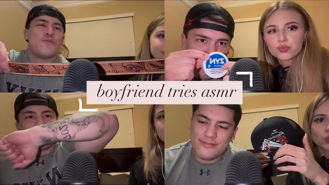 boyfriend tries asmr (he's really good)🤠