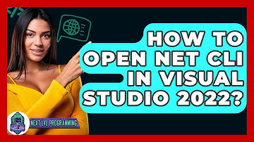 How To Open NET CLI In Visual Studio 2022? - Next LVL Programming