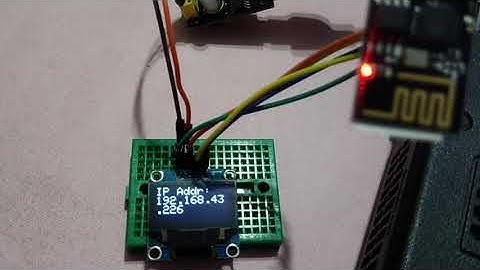 ESP-01 MikroTik Status Monitor (demo)