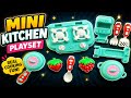 2:45 Mini Kitchen Set installation for Kids | Unboxing Kids Kitchen Sets | Hello kitty #unboxing