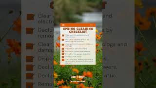 Spring Cleaning Checklist