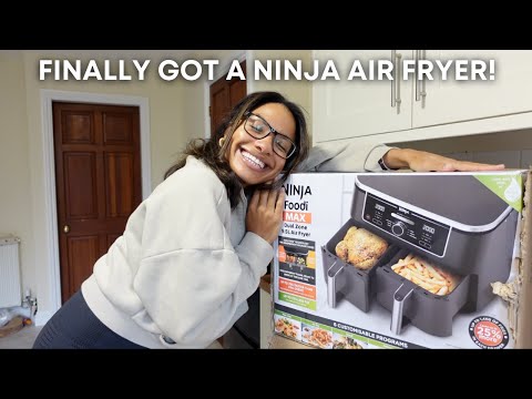 NINJA AF400EU Foodi Max Dual Zone Heißluftfritteuse 2470 Watt Schwarz  review｜TikTok Search