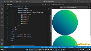 07.Top Style border radius #color combination best project #HTML #CSS #SUBSCRIBE #CodeWithAmitSingh