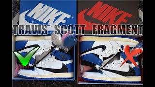 Real Vs Fake Travis Scott X Fragment Jordan 1 Youtube