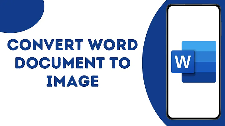 How To Convert Word Document To Image ?