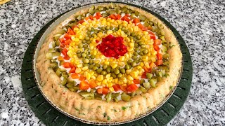 Bu Salata Başka Salata Tart Kalıbında Garnitürlü Patates Salatası