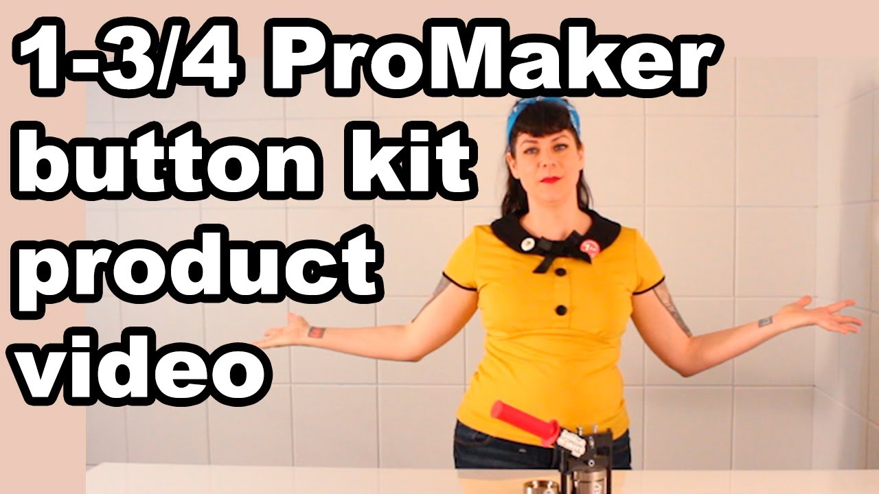 ProMaker 1.75  | Product Video | Professional Button Maker Kit from ButtonMakers.net