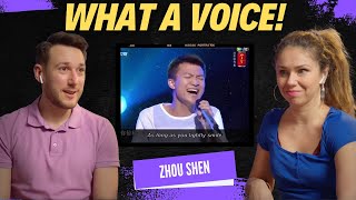 Pure voice, but can it be mistaken? Singing teacher couple react to Zhou Shen - Huan Yan