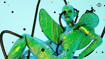 Speed Art | 3D Project "Intro" Workflow | Spline & Deformer | Cinema 4D