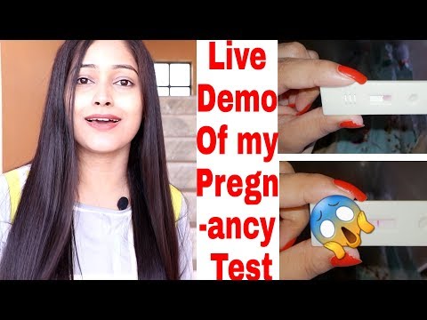 समय पर माहवारी लाने का अचूक घरेलू नुस्खा 1 दिन में असर होगा|Live Demo of my Pregnancy Test कैसे करे?