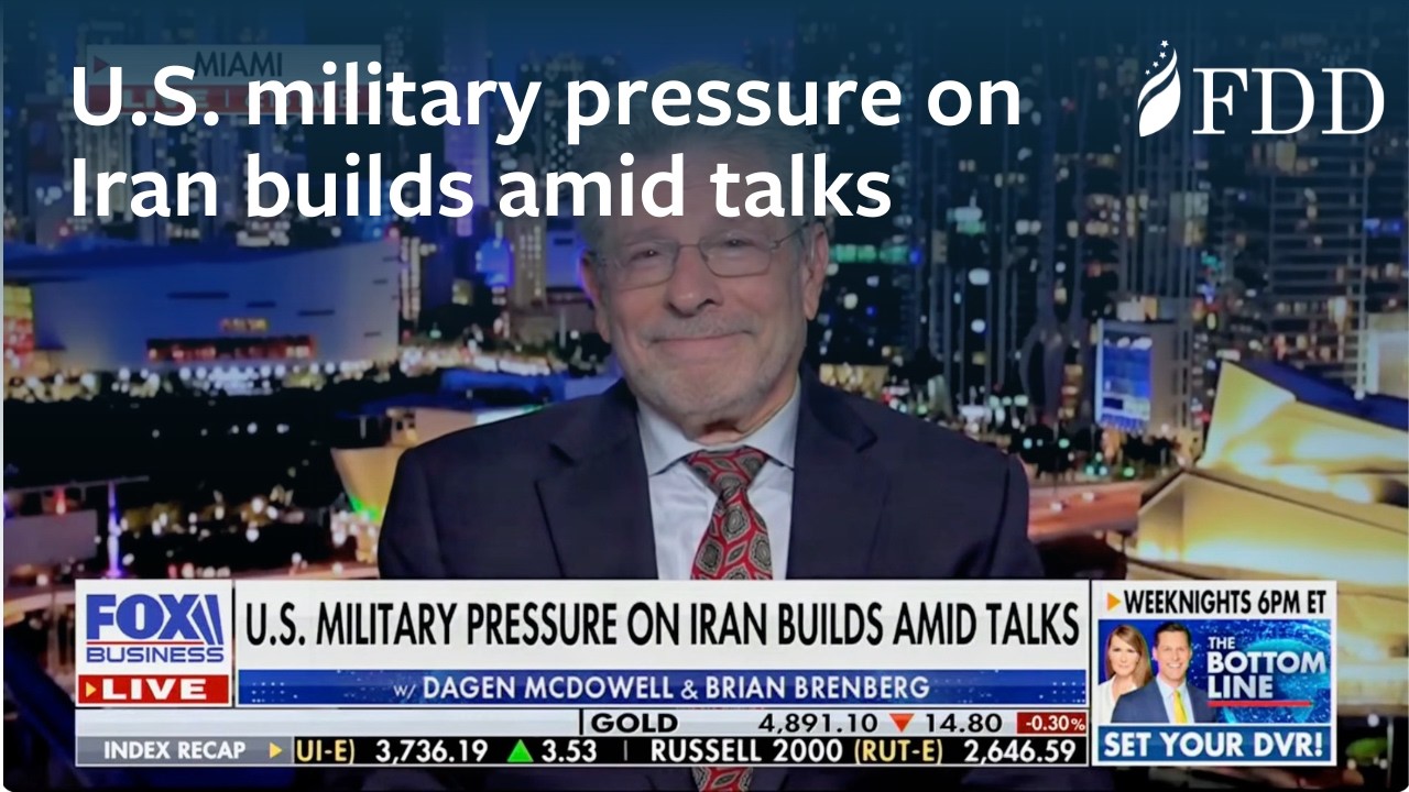 Cliff May on U.S. military pressure on Iran building amid talks – Fox Business