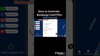 Recharge card printing tutorial screenshot 1