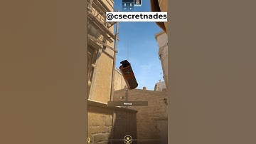 MIRAGE BEST TICKET SMOKE FROM T RAMP #csecretnades #mirage #cs2 #utils