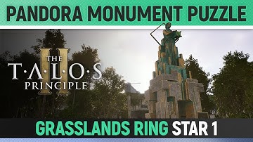 The Talos Principle 2 - East 1 Star 1 Solution ⭐ (Grasslands Ring - Pandora Monument Puzzle)