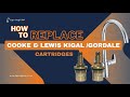 Cooke and Lewis Kigal / Gordale - Replacing the tap Cartridges repairing dripping tap @tapmagician