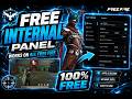 Free Internal Panel For Free Fire | 100% Safe and Smooth | OB53 Updated No Setup Needed