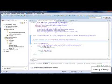 Spring MVC Tutorials 07   writing an annotation based controller class  @Controller, @RequestMapping