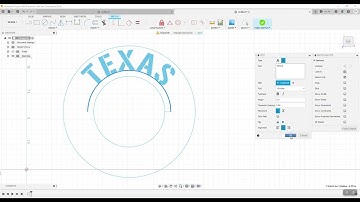 Fusion 360 Quick Tip - How to Create Text on Circle