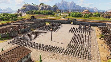 BIGGEST LAND BATTLE in Anno 117  | Full-Scale Invasion of Massive Stronghold!