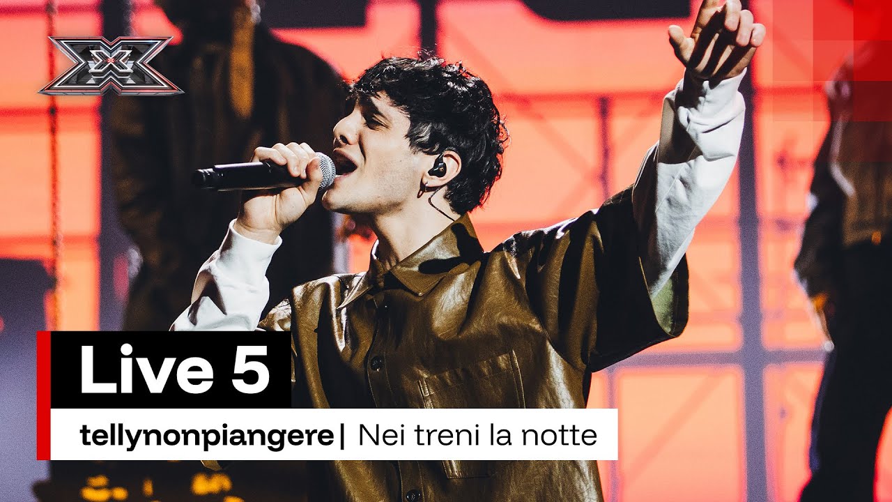 tellynonpiangere canta "Nei treni la notte" di Frah Quintale | X Factor 2025 Live 5