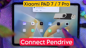How to Connect Pendrive with Xiaomi Pad 7 || Does it Support OTG Device?