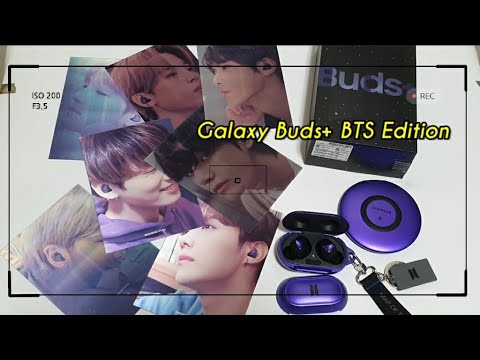 삼성 갤럭시 버즈+ 방탄에디션(feat.포카를 사니 버즈를 주더라) BTS Edition Samsung Galaxy Buds+ Unboxing