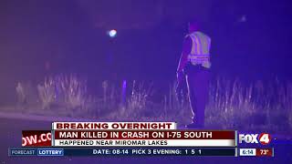 Deadly crash overnight takes the life of Naples man