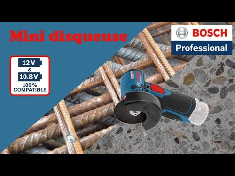 Bosch GWS12v76 - Mini disqueuse - Présentation et avis 