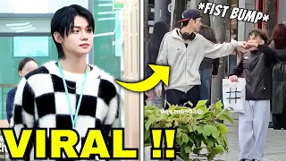 Yeonjun TXT Has Gone Viral For His his interaction with a Young Child while alking on the Street