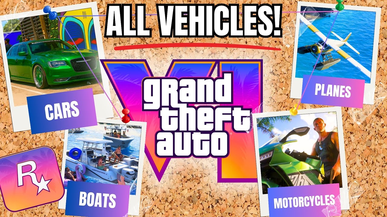 EVERY GTA VI VEHICLE CONFIRMED So Far! (Cars, Planes, Boats & MORE!)