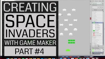 Creating Space Invaders with Game Maker Studio 2 Tutorial - Part #4 - Make the Enemies Shoot