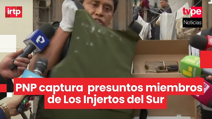 PNP captura a Los Injertos del Sur con armas, chalecos y vehículo utilizado en robo