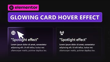 Create a Glowing Cursor Effect on Card Hover in Elementor (No Pro Required!)